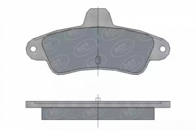 SCT GERMANY sp304pr -  Комплект тормозных колодок, дисковый тормоз